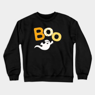 boo gost halloween funny shirt and mask Crewneck Sweatshirt